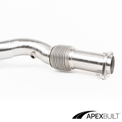 ApexBuilt® BMW G87 M2, G80 M3, & G82/G83 M4 EU5 High-Flow Catted Downpipes (S58, 2021+)