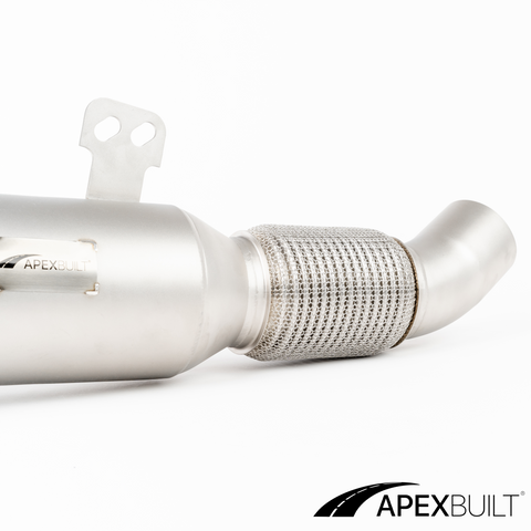 ApexBuilt® B58 GESI High-Flow Catted Downpipe – BMW/GR Supra (B58/B58TU, 2016-2025)