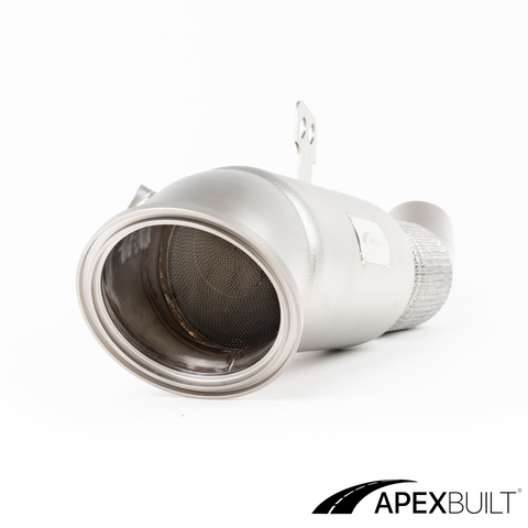 ApexBuilt® B58 GESI High-Flow Catted Downpipe – BMW/GR Supra (B58/B58TU, 2016-2025)