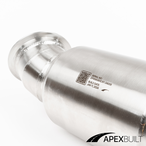 ApexBuilt® BMW G87 M2, G80 M3, & G82/G83 M4 EU5 High-Flow Catted Downpipes (S58, 2021+)