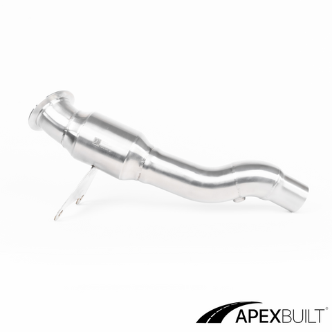 ApexBuilt® Ferrari 458 Italia, 458 Speciale, & 458 Spyder Resonated Race Downpipes (4.5L V8, 2010-2015)