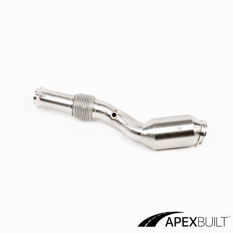 ApexBuilt® BMW G87 M2, G80 M3, & G82/G83 M4 EU5 High-Flow Catted Downpipes (S58, 2021+)