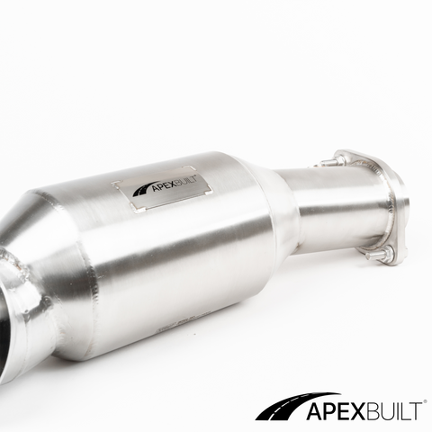 ApexBuilt® BMW G87 M2, G80 M3, & G82/G83 M4 EU5 High-Flow Catted Downpipes (S58, 2021+)