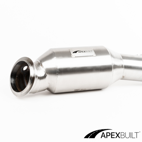 ApexBuilt® BMW G87 M2, G80 M3, & G82/G83 M4 EU5 High-Flow Catted Downpipes (S58, 2021+)