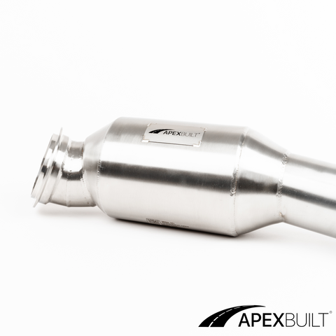ApexBuilt® BMW G87 M2, G80 M3, & G82/G83 M4 EU5 High-Flow Catted Downpipes (S58, 2021+)