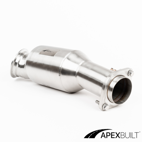 ApexBuilt® BMW G87 M2, G80 M3, & G82/G83 M4 EU5 High-Flow Catted Downpipes (S58, 2021+)