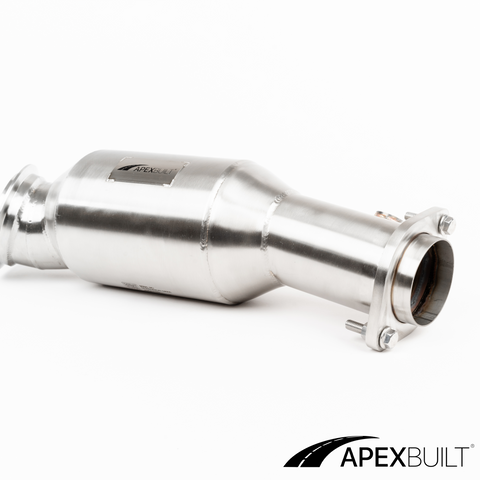 ApexBuilt® BMW G87 M2, G80 M3, & G82/G83 M4 EU5 High-Flow Catted Downpipes (S58, 2021+)