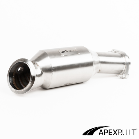 ApexBuilt® BMW G87 M2, G80 M3, & G82/G83 M4 EU5 High-Flow Catted Downpipes (S58, 2021+)