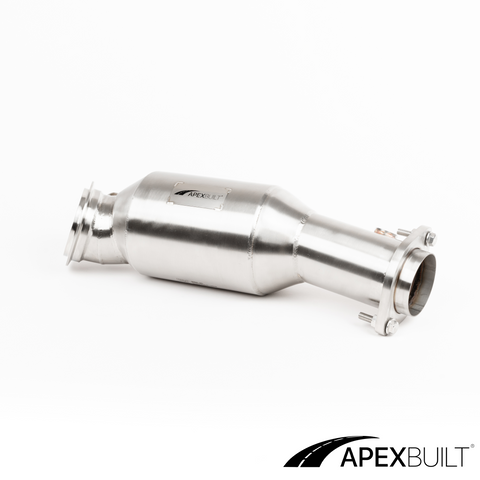 ApexBuilt® BMW G87 M2, G80 M3, & G82/G83 M4 EU5 High-Flow Catted Downpipes (S58, 2021+)