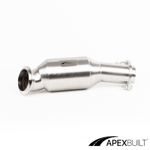 ApexBuilt® BMW G87 M2, G80 M3, & G82/G83 M4 EU5 High-Flow Catted Downpipes (S58, 2021+)