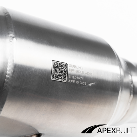 ApexBuilt® Ferrari 458 Italia, 458 Speciale, & 458 Spyder Resonated Race Downpipes (4.5L V8, 2010-2015)