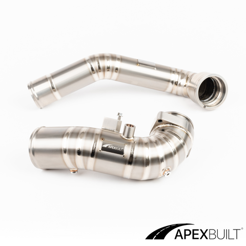 ApexBuilt® B58 Gen 2 Titanium Charge Pipe Kit – BMW/GR Supra (B58TU, 2018+)