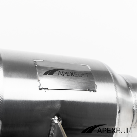 ApexBuilt® Ferrari 458 Italia, 458 Speciale, & 458 Spyder Resonated Race Downpipes (4.5L V8, 2010-2015)