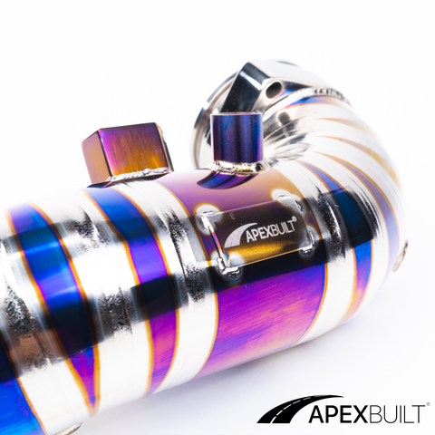 ApexBuilt® B58 Gen 2 Titanium Charge Pipe Kit – BMW/GR Supra (B58TU, 2018+)