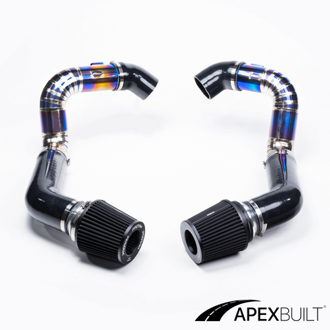 ApexBuilt® BMW F10 M5/F12 M6 Titanium Front Mount Intake Kit (S63TU, 2012-17)