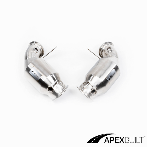 ApexBuilt® BMW F90 M5 & F92/F93 M8 GESI High-Flow Primary Downpipes (S63M, 2018-23)