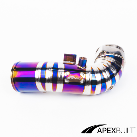 ApexBuilt® B58 Gen 2 Titanium Charge Pipe Kit – BMW/GR Supra (B58TU, 2018+)