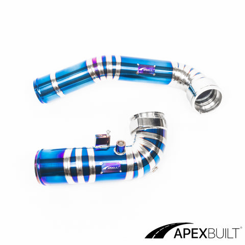 ApexBuilt® B58 Gen 2 Titanium Charge Pipe Kit – BMW/GR Supra (B58TU, 2018+)