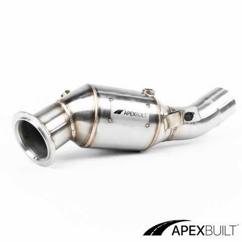 ApexBuilt® N55 BMW F06/F10/F15 Catless Race Downpipe (PWG/3.5") (2011-13)