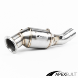 ApexBuilt® BMW F06/F10/F15 N55 Race Downpipe (PWG/3.5")(2011-13)