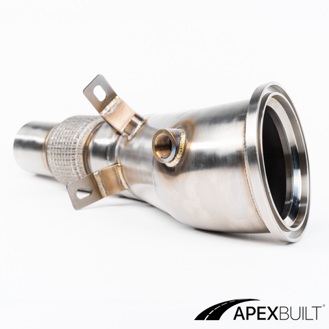 ApexBuilt® BMW F/G-Chassis B48 GESI High-Flow Catted Downpipe (2018+)