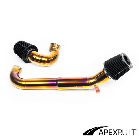 ApexBuilt® BMW G8X M3/M4 Kit de admisión de montaje frontal de titanio (S58, 2021+)