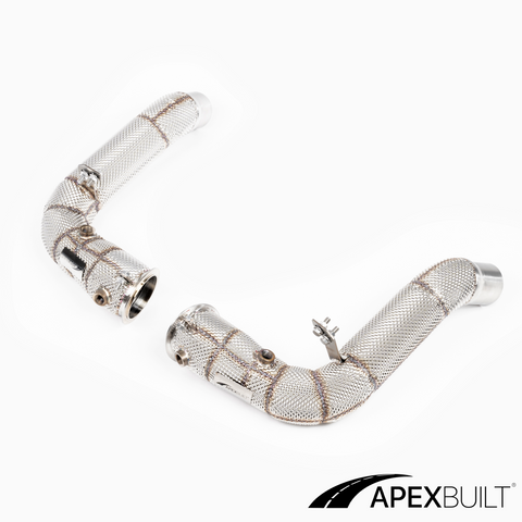 Downpipes de carreras sin catalizador ApexBuilt® BMW F10 M5 y F1X M6 (2012-17)