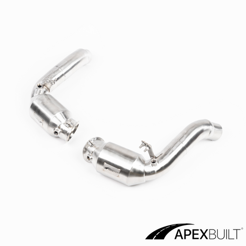 Downpipes de carreras sin catalizador ApexBuilt® BMW F10 M5 y F1X M6 (2012-17)