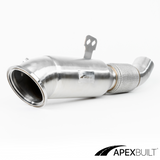 ApexBuilt® BMW G-Chassis B58 Gen 2 GESI High-Flow Catted Downpipe (2018+)