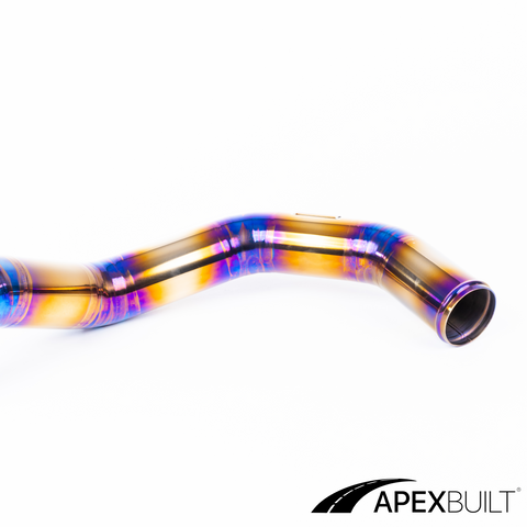 ApexBuilt® BMW F87 M2C, F80 M3, & F82/F83 M4 Titanium Charge Pipe Kit (S55, 2015-20)