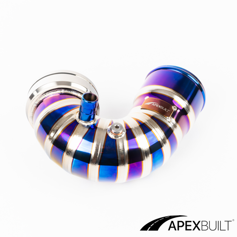 ApexBuilt® BMW F87 M2C, F80 M3, & F82/F83 M4 Titanium Charge Pipe Kit (S55, 2015-20)