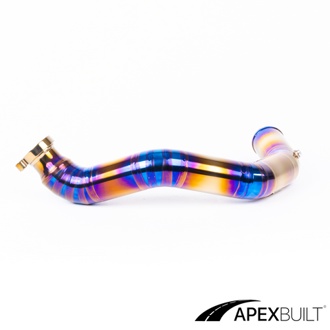 ApexBuilt® BMW F87 M2C, F80 M3, & F82/F83 M4 Titanium Charge Pipe Kit (S55, 2015-20)