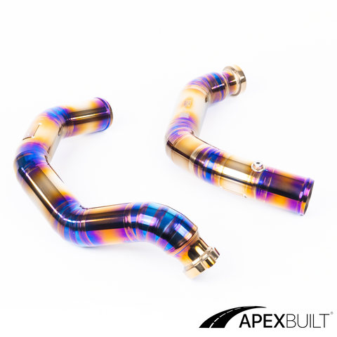 ApexBuilt® BMW F8X M3/M4 S55 Kit de tubo de carga de titanio (2015-18)