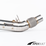 ApexBuilt® BMW F/G-Chassis B46 GESI High-Flow Catted Downpipe (2018+)