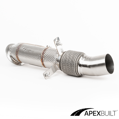 ApexBuilt® BMW F06/F10/F15 N55 Catless Race Downpipe (EWG/4", 2014-17)