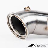 ApexBuilt® BMW F/G-Chassis B48 GESI High-Flow Catted Downpipe (2018+)