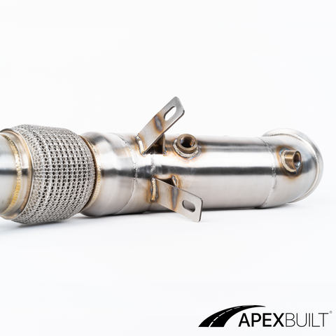 ApexBuilt® BMW F/G-Chassis B48 GESI High-Flow Catted Downpipe (2018+)