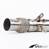 ApexBuilt® BMW F/G-Chassis B48 GESI High-Flow Catted Downpipe (2018+)