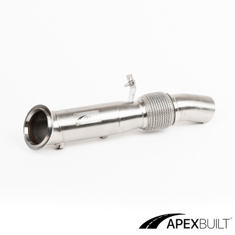 ApexBuilt® BMW F06/F10/F15 N55 Catless Race Downpipe (EWG/4", 2014-17)