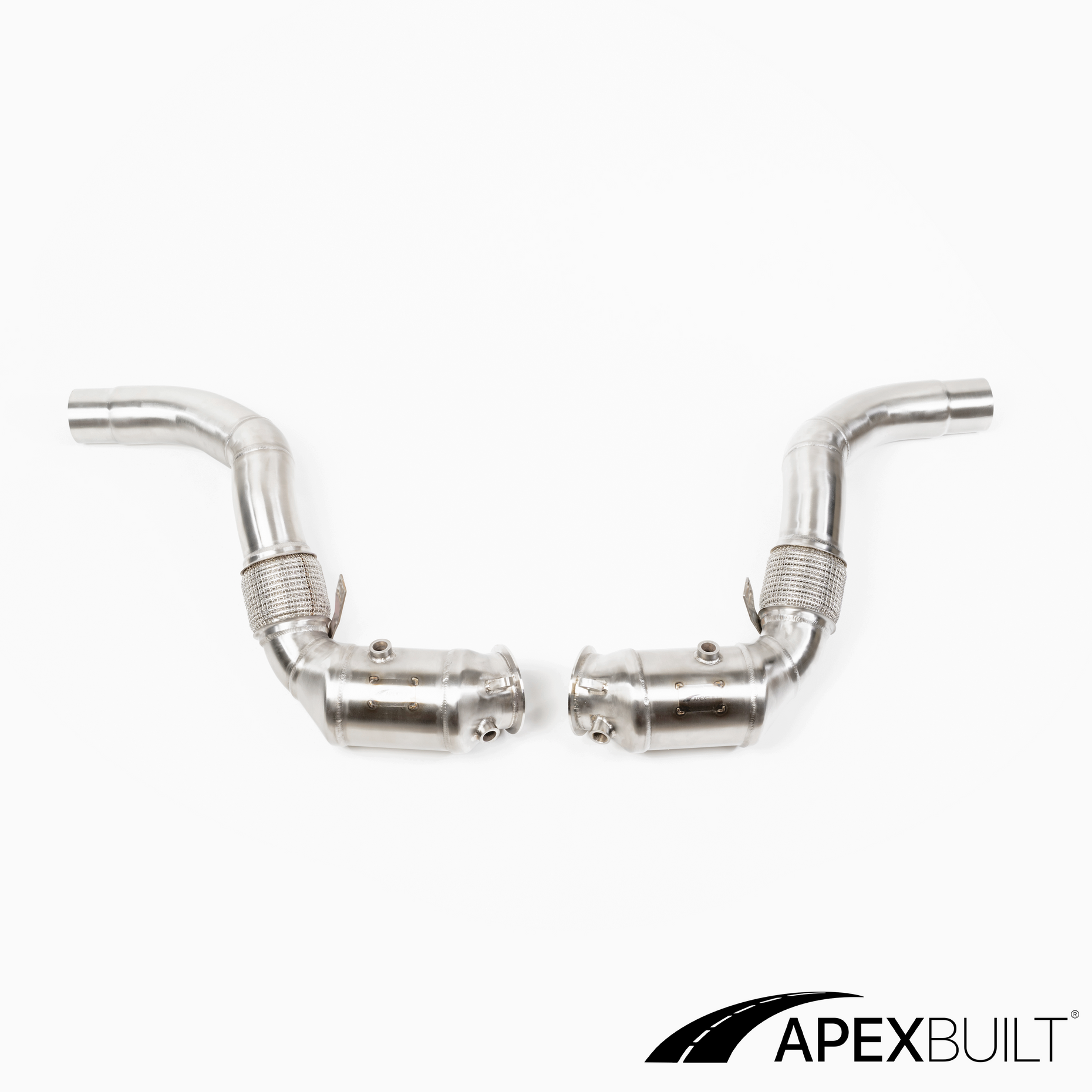 ApexBuilt® BMW G-Chassis N63TU3 GESI High-Flow Catted Downpipes (2018+)