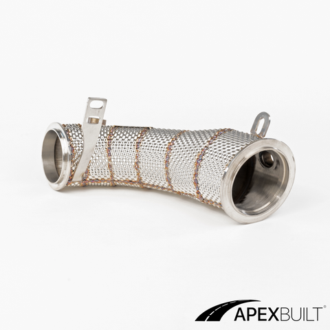 ApexBuilt® BMW F90 M5 & F9X M8 Tubos de bajada de carrera primarios y secundarios sin catalizador (2018+)