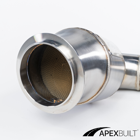 ApexBuilt® BMW G87 M2, G80 M3, & G82/G83 M4 GESI High-Flow Catted Downpipes (S58, 2021+)