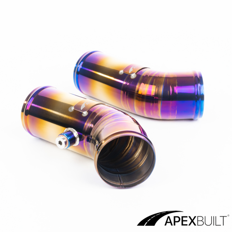 ApexBuilt® BMW F10 M5 & F06/F12/F13 M6 Titanium Charge Pipe Kit (S63TU, 2012-17)