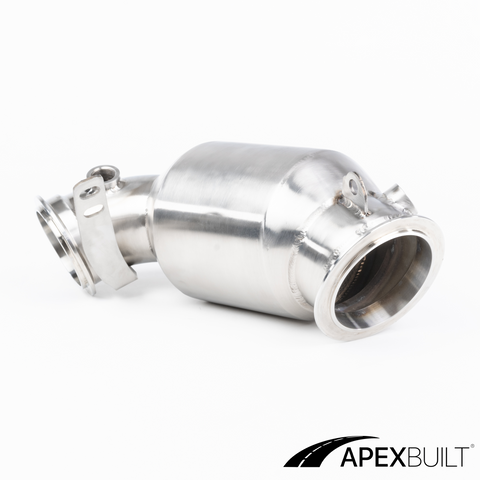 ApexBuilt® BMW F90 M5 & F92/F93 M8 GESI High-Flow Catted Downpipes (S63R, 2018+)