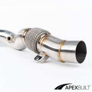 ApexBuilt® BMW F87 M2C, F80 M3, & F82/F83 M4 Race Downpipes (S55, 2015-20)