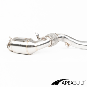 ApexBuilt® BMW F85 X5M/F86 X6M Race Downpipes (S63TU, 2015-19)