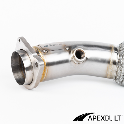 ApexBuilt® BMW F80 M3/F8X M4 Catless Race Downpipes (S55, 2015-18)