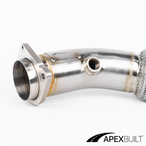 ApexBuilt® BMW F87 M2C, F80 M3, & F82/F83 M4 Race Downpipes (S55, 2015-20)