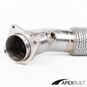 ApexBuilt® BMW F87 M2C, F80 M3, & F82/F83 M4 Race Downpipes (S55, 2015-20)