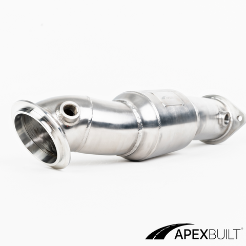 ApexBuilt® BMW G87 M2, G80 M3, & G82/G83 M4 Resonated Race Downpipes (S58, 2021+)